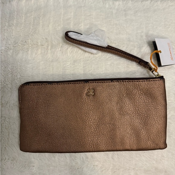 Bronze & Gold Studded Clutch - Picture 4 of 4